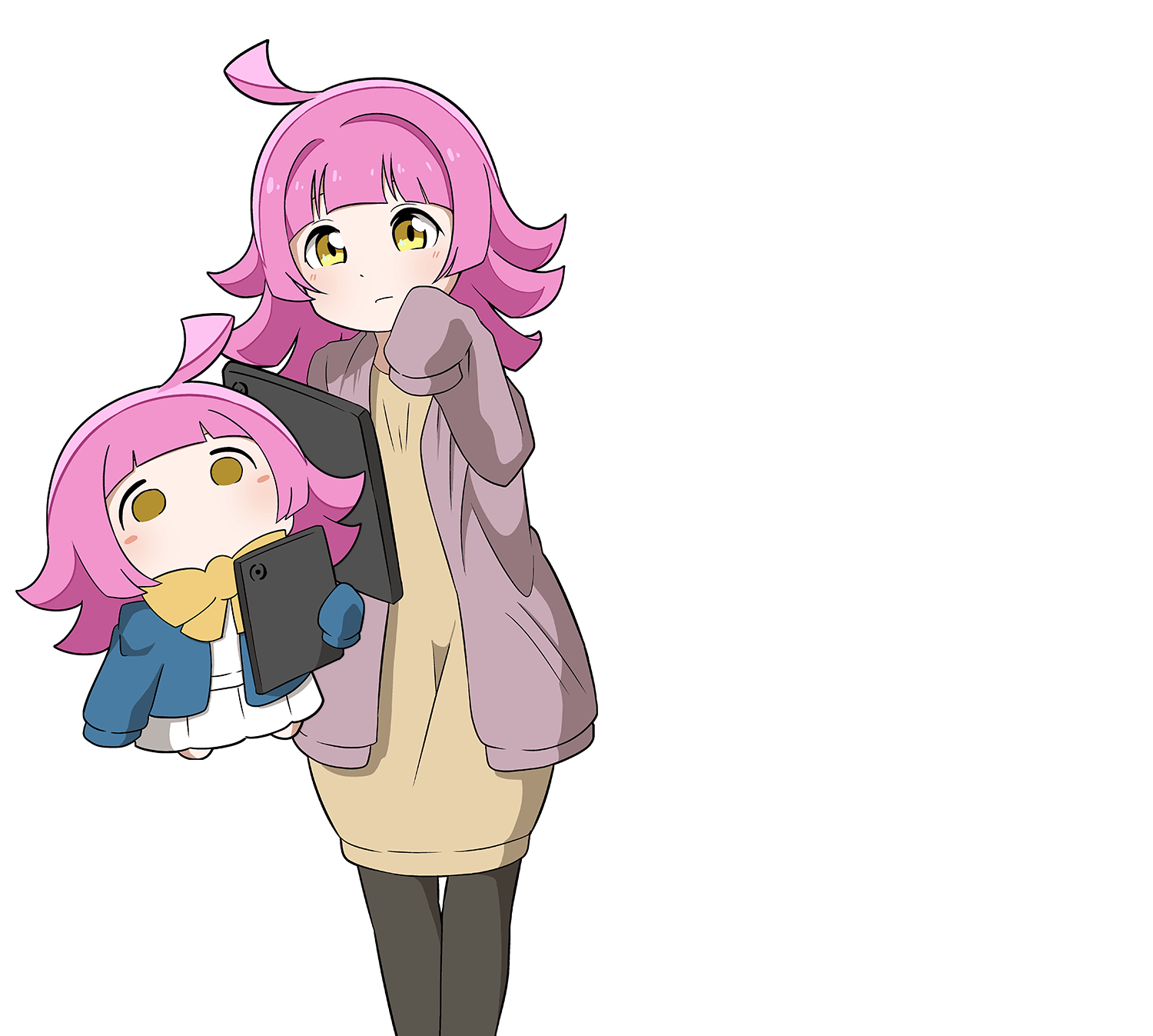 天王寺璃奈&ちびりなりー イラスト
