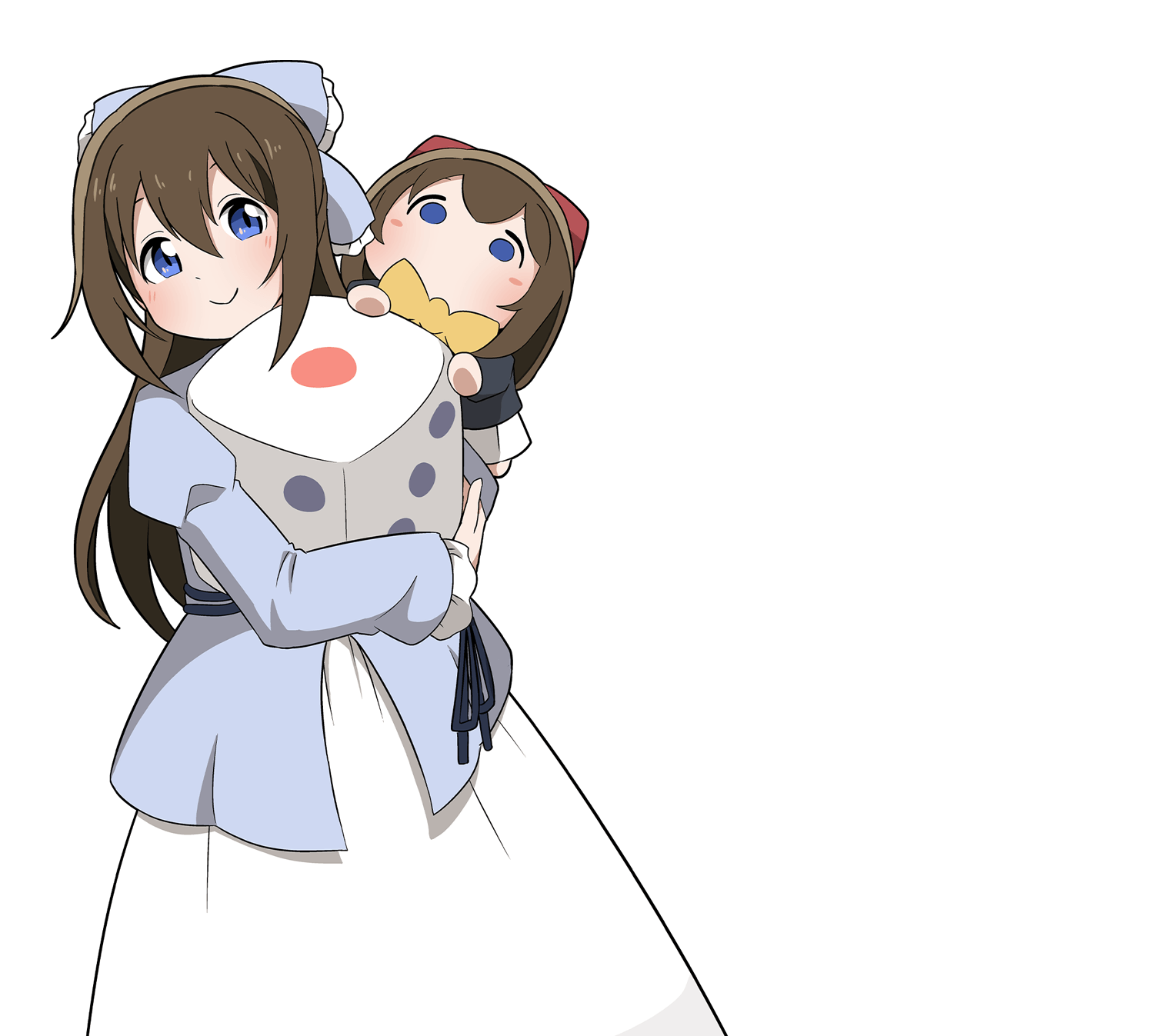 桜坂しずく&ちびしずこ イラスト